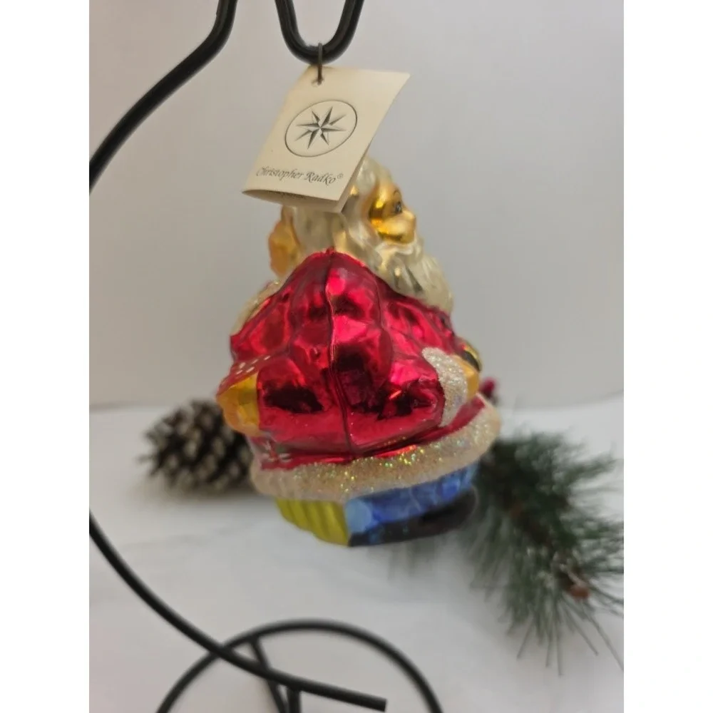 Christopher Radko Forever Together 1996 Santa Mrs Claus Ornament Poland 5